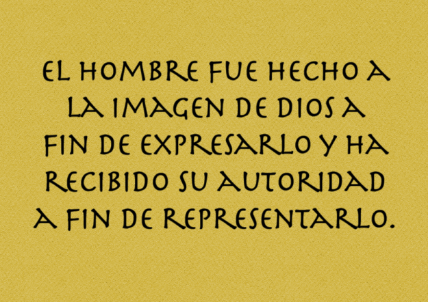 Imagen y autoridad de Dios